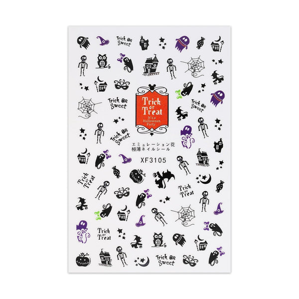 Halloween Stickers - Skeletons, Ghosts & Haunted Houses